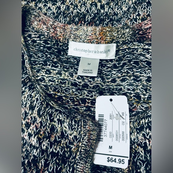 Christopher & Banks Open Front Knit Sweater—
 - Medium - - Picture 3 of 16